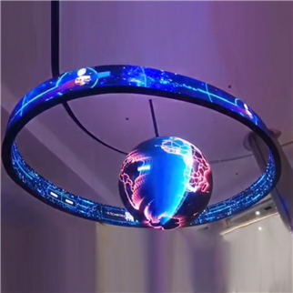 Circular ring LED display