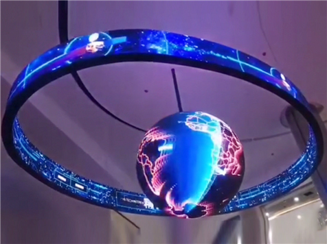 The ring-shaped led display